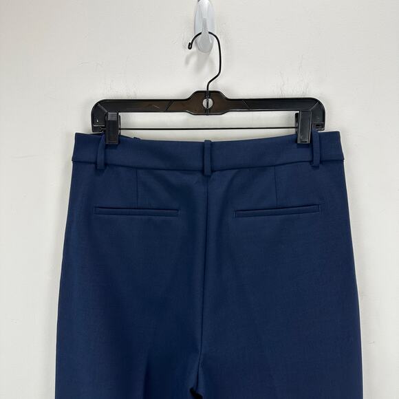 J.Crew Tall Wide Leg Trouser Four Season Stretch High Rise Navy US 10 T NWT - Picture 6 of 13